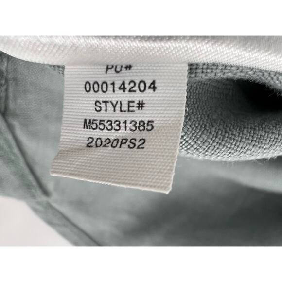 Vince Men's Classic Fit 100% Linen Button Down Shirt Sage Green Size Medium - Picture 11 of 11